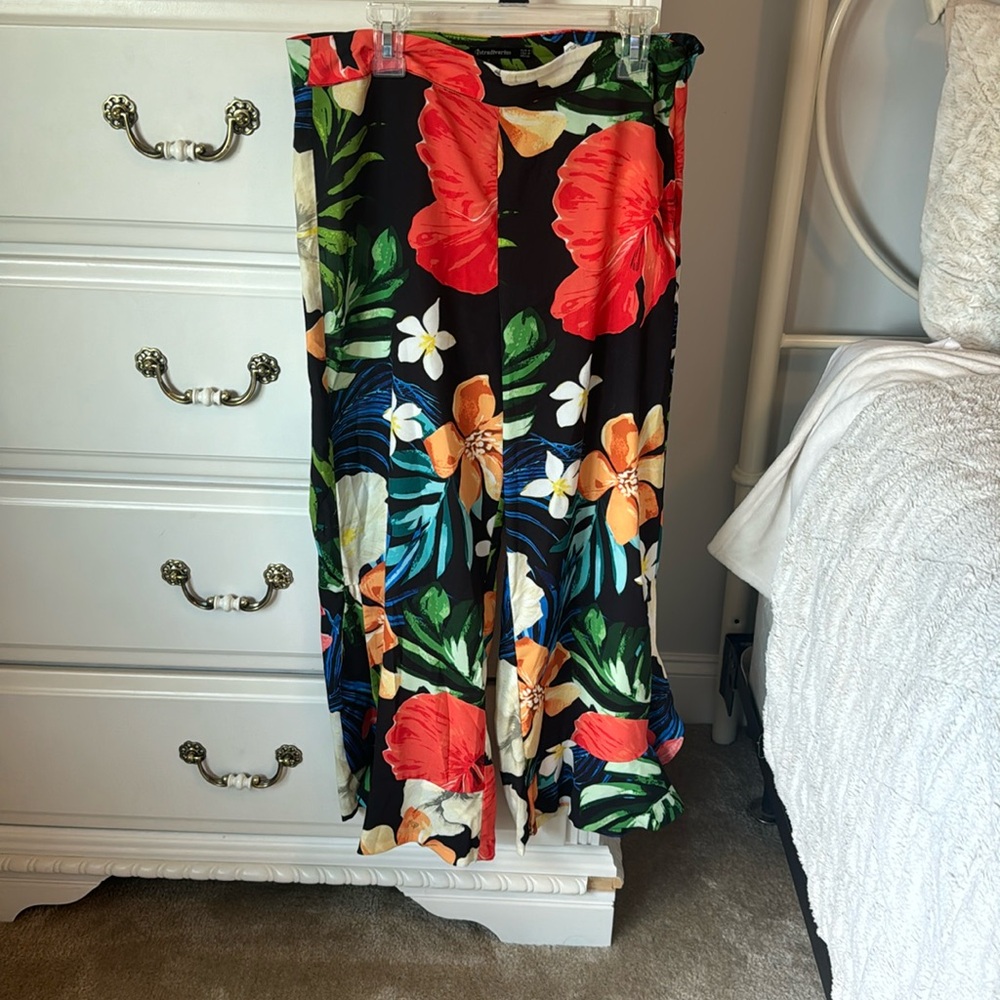 Fun Flowy Floral Pants